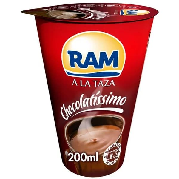 Chocolate a la taza RAM, vaso 20 cl - 0.2 l - Imagen del producto en Findit