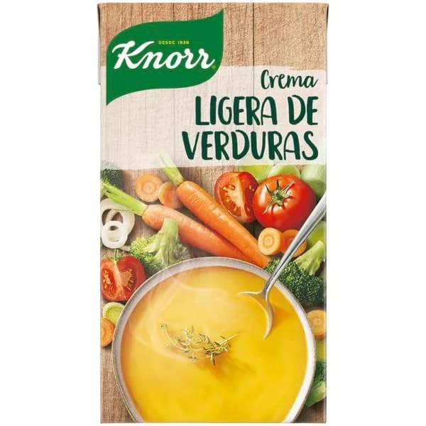 Crema ligera de verduras KNORR LAS CLÁSICAS, brik 500 ml - 0.5 l - Imagen del producto en Findit