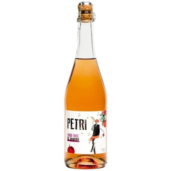 Sidra Espumosa Rosé PETRI, botella 75 cl - 0.75 l - Imagen del producto en Findit