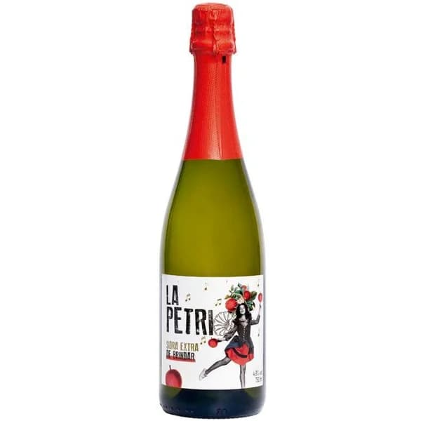 Sidra Espumosa Extra LA PETRI, botella 75 cl - 0.75 l - Imagen del producto en Findit