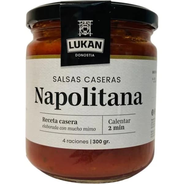 Salsa napolitana LUKAN, frasco 300 g - 0.3 kg - Imagen del producto en Findit