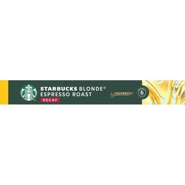 Café espresso desc. Blonde comp Nespresso STARBUCKS, caja 10 uds - 10 ud - Imagen del producto en Findit