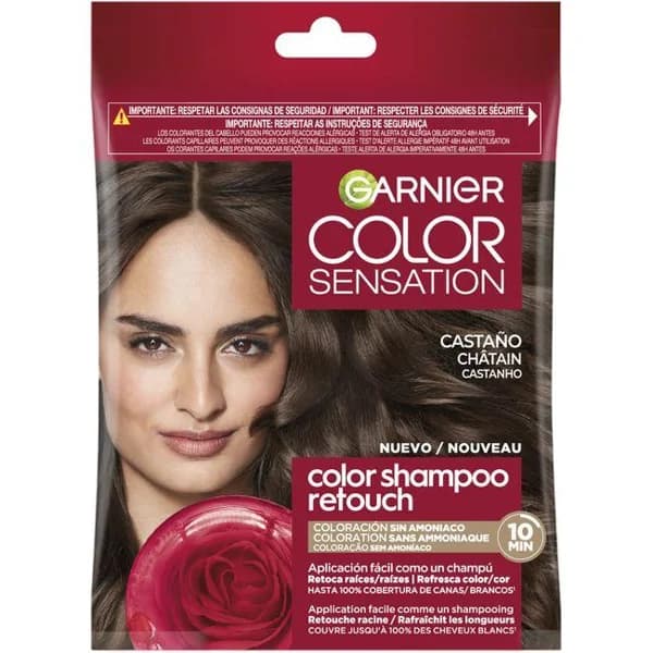 Champú retoca raices 4.0 castaño GARNIER COLOR SENSATION, 40 ml - 0.04 l - Imagen del producto en Findit
