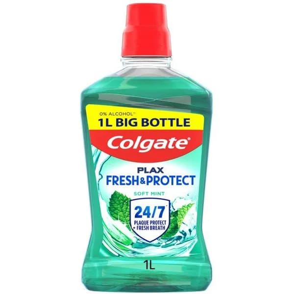 Enjuague COLGATE PLAX, bote 1 litro - 1 l - Imagen del producto en Findit