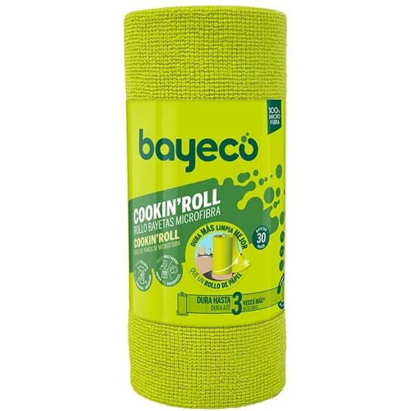Bayeta de microfibra en rollo BAYECO, rollo 30 uds - 30 ud - Imagen del producto en Findit