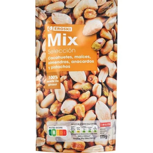 Mix selección EROSKI, bolsa 175 g - 0.18 kg - Imagen del producto en Findit
