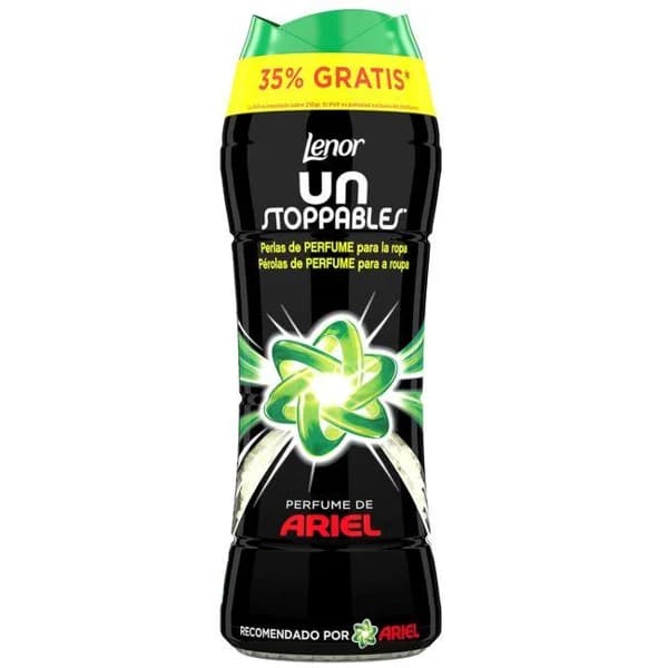 Perlas de perfume para lavado ARIEL UN STOPPABLES, botella 285 g - 1 ud - Imagen del producto en Findit
