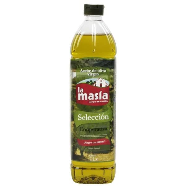 Aceite de oliva virgen extra LA MASIA, botella 1 litro - 1 l - Imagen del producto en Findit