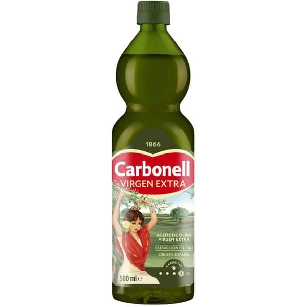 Aceite de oliva virgen extra CARBONELL, botella 50 cl - 0.5 l - Imagen del producto en Findit