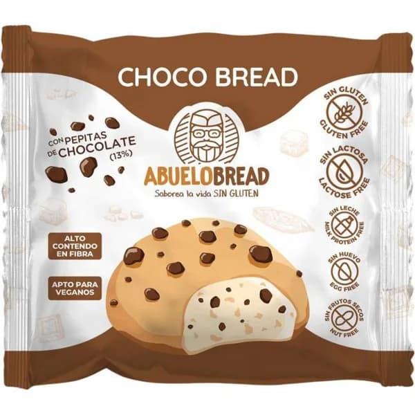 Chocobread sin gluten ABUELOBREAD, bolsa 60 g - 0.06 kg - Imagen del producto en Findit