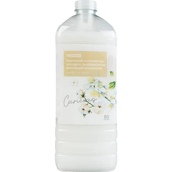 Suavizante caricia EROSKI, botella 80 dosis - 80 ud - Imagen del producto en Findit