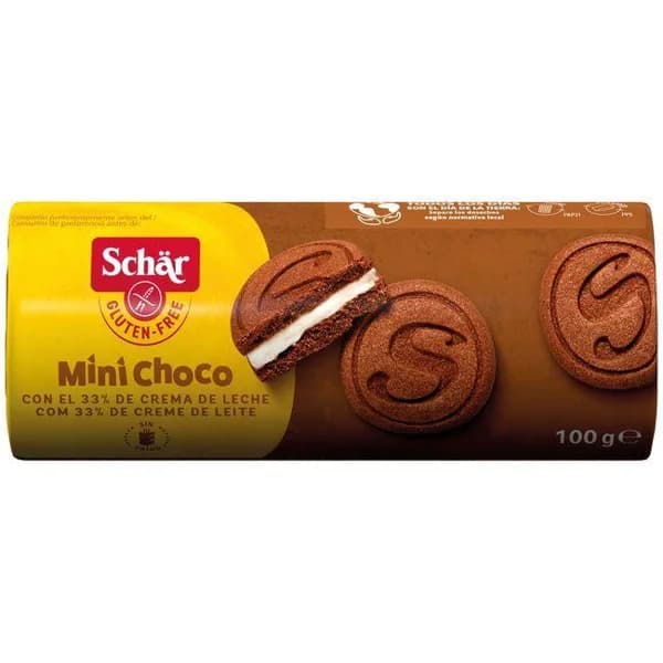 Mini Choco SCHÄR, paquete 100 g - 0.1 kg - Imagen del producto en Findit
