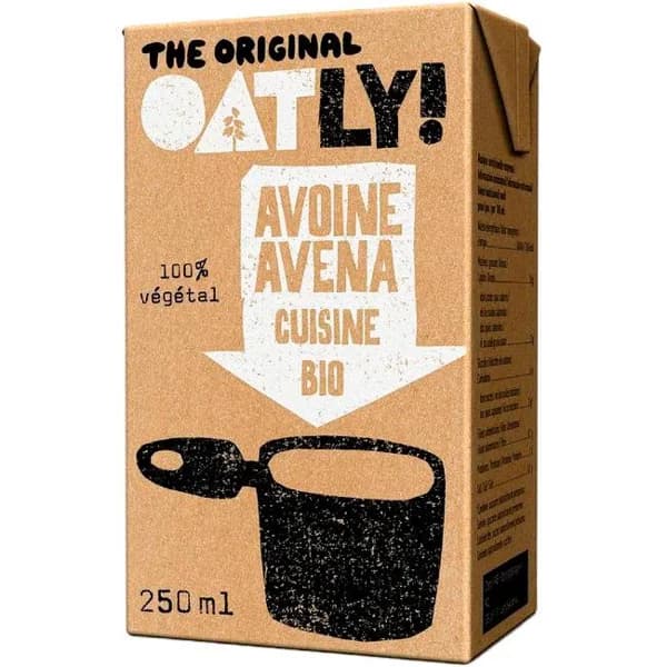 Avena líquida para cocinar Bio OATLY, brik 250 ml - 0.25 l - Imagen del producto en Findit