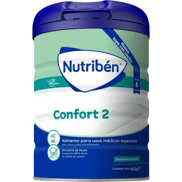 Leche especial NUTRIBEN  2 CONFORT, lata 800 g - 0.8 kg - Imagen del producto en Findit