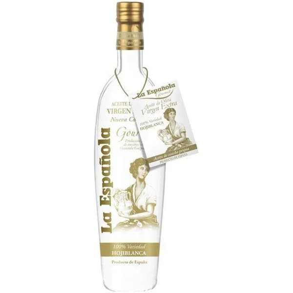 Aceite virgen ext. gourmet hojiblanca LA ESPAÑOLA, botella 50 cl - 0.5 l - Imagen del producto en Findit