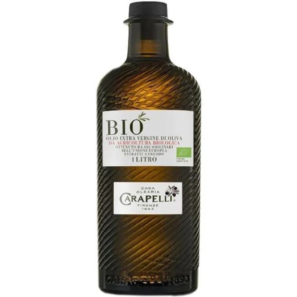 Aceite de oliva virgen extra bio CARAPELLI, botella 1 litro - 1 l - Imagen del producto en Findit