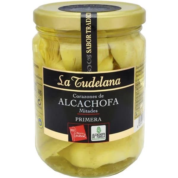 Alcachofa mitades I.G.P.Tudela R16 LA TUDELANA, frasco 250 g - 1 ud - Imagen del producto en Findit