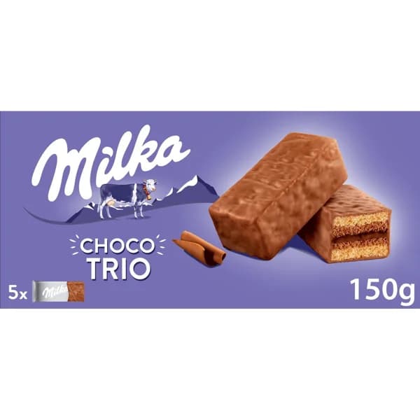 Choco Trio MILKA, caja 150 g - 1 ud - Imagen del producto en Findit
