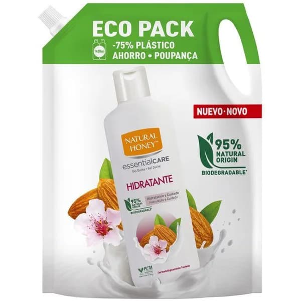 Gel de ducha hidratante NATURAL HONEY, eco pack 1.400 ml - 0 l - Imagen del producto en Findit