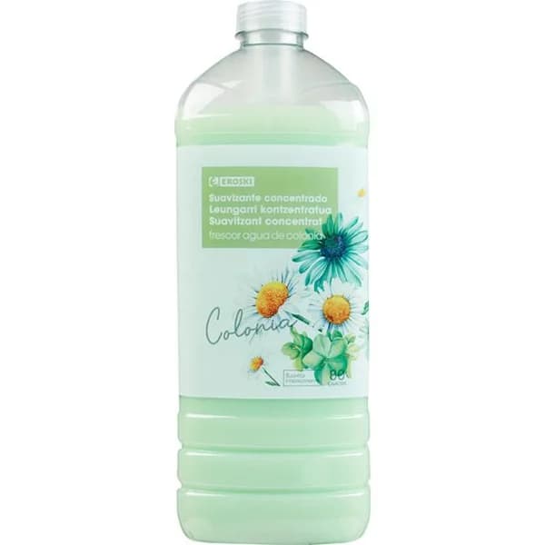 Suavizante colonia EROSKI, botella 80 dosis - 80 ud - Imagen del producto en Findit