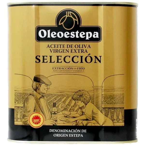 Aceite de oliva virgen extra OLEOESTEPA, lata 2,5 litros - 2.5 l - Imagen del producto en Findit