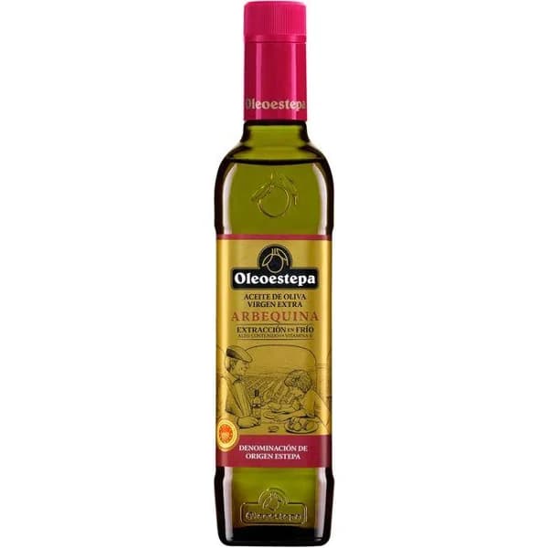 Aceite de oliva v. extra Arb. D.O. Estepa OLEOES., botella 50 cl - 0.5 l - Imagen del producto en Findit