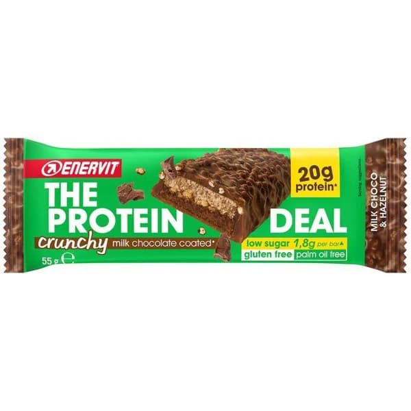 Protein deal de avellana ENERVIT, 1 ud, 55 g - 0.06 kg - Imagen del producto en Findit