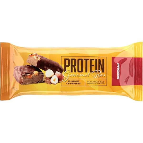 Barrita proteica gourmet de choco y avellana PROZIS, 1 ud, 80 g - 0.08 kg - Imagen del producto en Findit