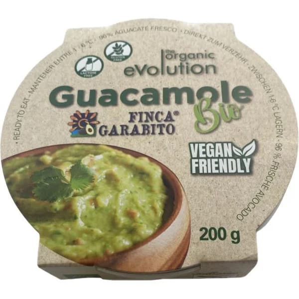 Guacamole bio sabor suave JALHUCA, tarrina 200 g - 0.2 kg - Imagen del producto en Findit