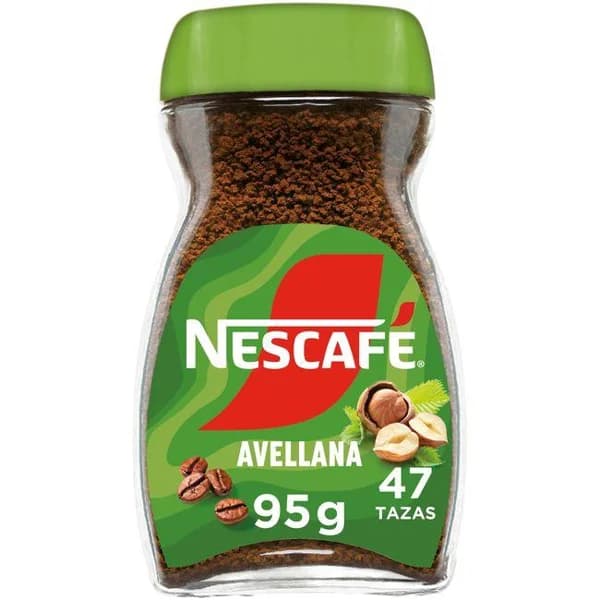 Café soluble avellana NESCAFE, frasco 95 g - 0.1 kg - Imagen del producto en Findit