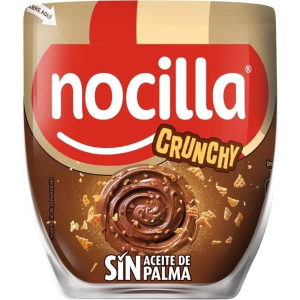 Crema de cacao crunchy NOCILLA, vaso 180 g - 0.18 kg - Imagen del producto en Findit