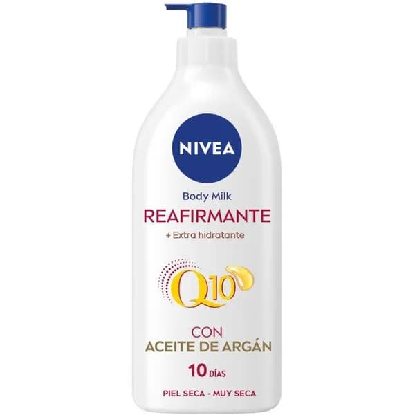 Loción corporal reafirmante Q10 Argán NIVEA, dosificador 400 ml - 0.4 l - Imagen del producto en Findit