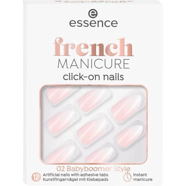 Uñas artificiales click-on french manicur 02 ESSENCE, 1 ud - 1 ud - Imagen del producto en Findit