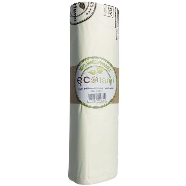 Bolsa de basura compostable 120 L FAMI, paquete 10 uds - 10 ud - Imagen del producto en Findit