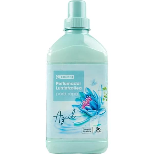 Perfumador azul EROSKI, botella 36 dosis - 36 ud - Imagen del producto en Findit