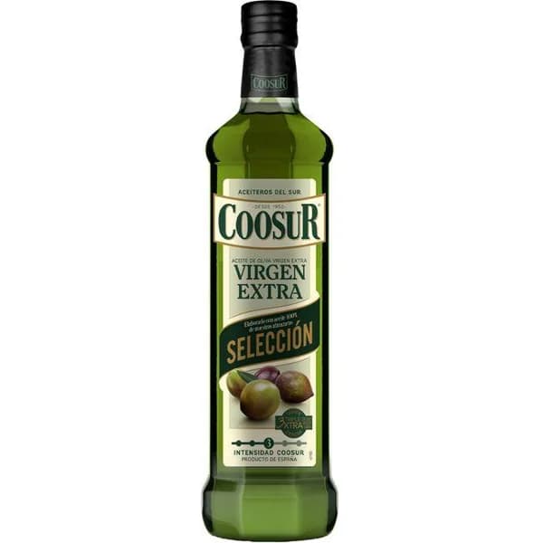 Aceite de oliva virgen extra COOSUR, botella 50 cl - 0.5 l - Imagen del producto en Findit