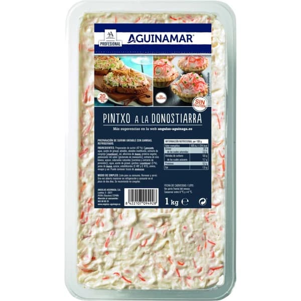 Pintxo a la Donostiarra KRISSIA A.A., tarrina 1 kg - 1 ud - Imagen del producto en Findit