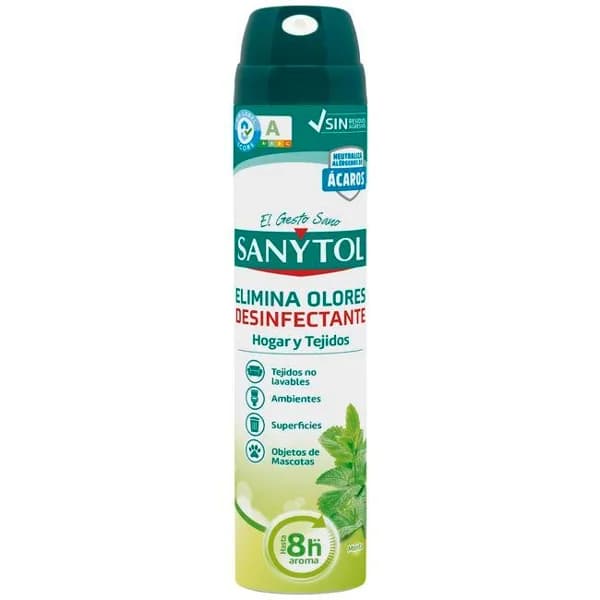 Ambientador aroma menta SANYTOL, spray 300 ml - 0.3 l - Imagen del producto en Findit