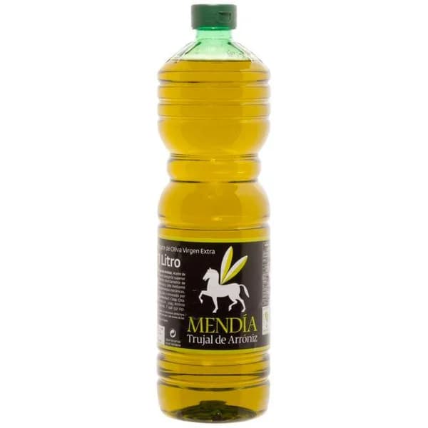 Aceite de oliva virgen extra trujal MENDIA, botella 1 litro - 1 l - Imagen del producto en Findit