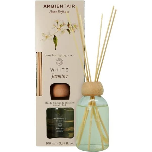Ambientador mikado white jasmine AMBIENTAIR, frasco 100 ml - 0.1 l - Imagen del producto en Findit