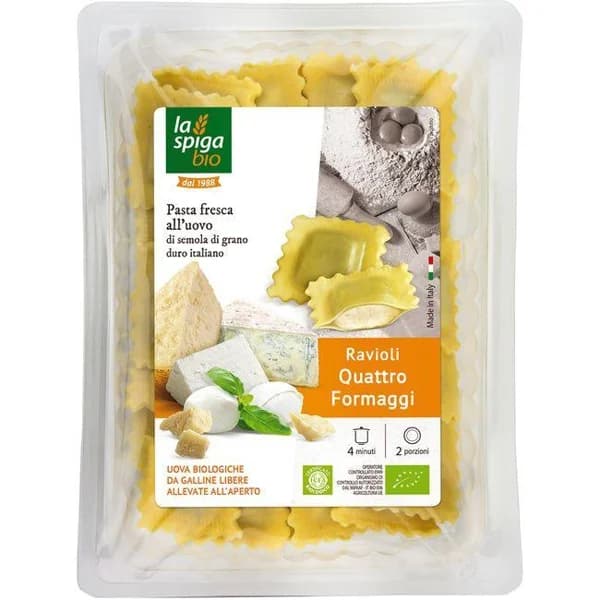 Ravioli 4 quesos LA SPIGA, bandeja 250 g - 0.25 kg - Imagen del producto en Findit