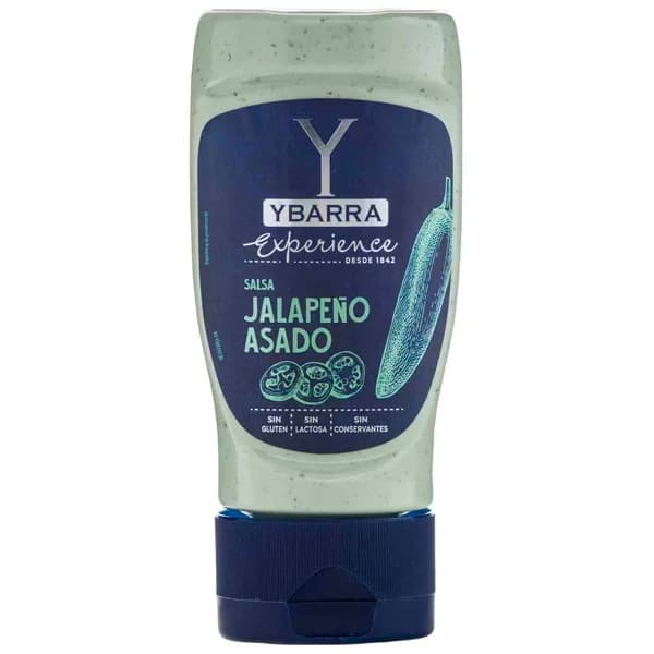 Salsa jalapeño asado YBARRA, bocabajo 250 ml - 0.25 l - Imagen del producto en Findit