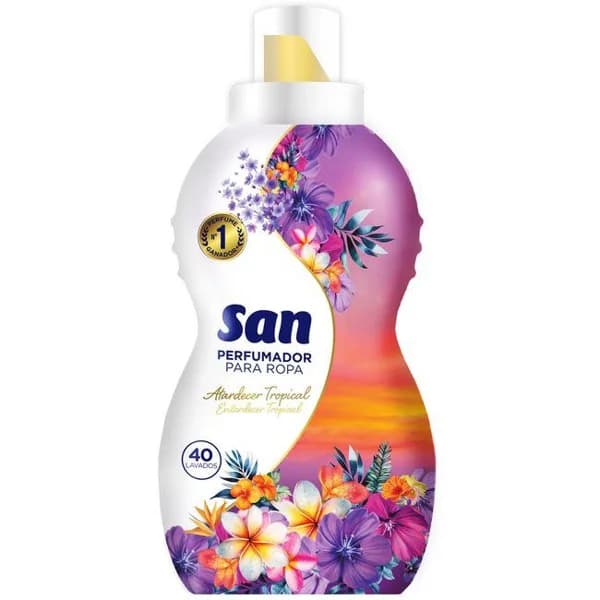 Perfumador atardecer tropical SAN, botella 40 dosis - 40 ud - Imagen del producto en Findit