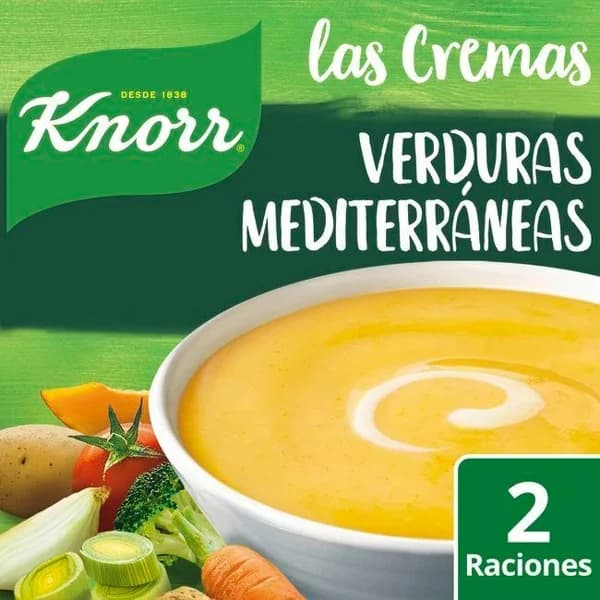 Crema de verduras mediterraneas KNORR, sobre 56 g - 0.06 kg - Imagen del producto en Findit