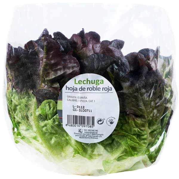 Lechuga Hoja de Roble, unidad - 1 ud - Imagen del producto en Findit