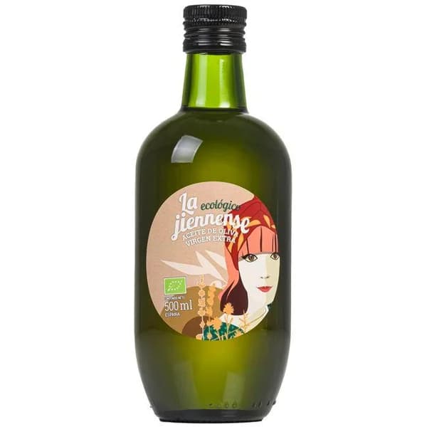 Aceite de oliva virgen extra eco LA JIENENSE, botella 50 cl - 0.5 l - Imagen del producto en Findit