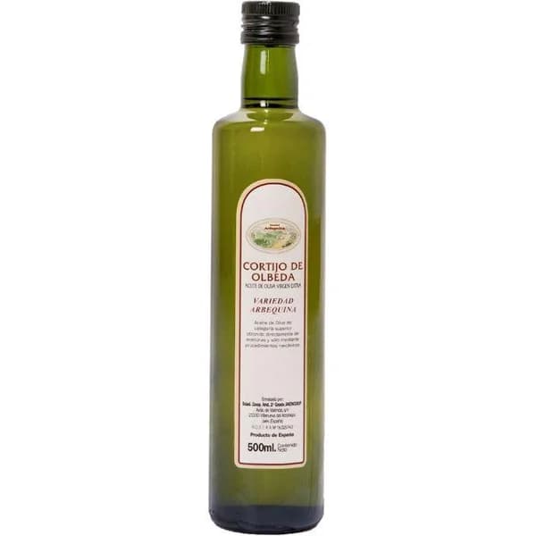 Aceite de oliva virgen extra CORTIJO DE OLBEDA, botella 50 cl - 0.5 l - Imagen del producto en Findit