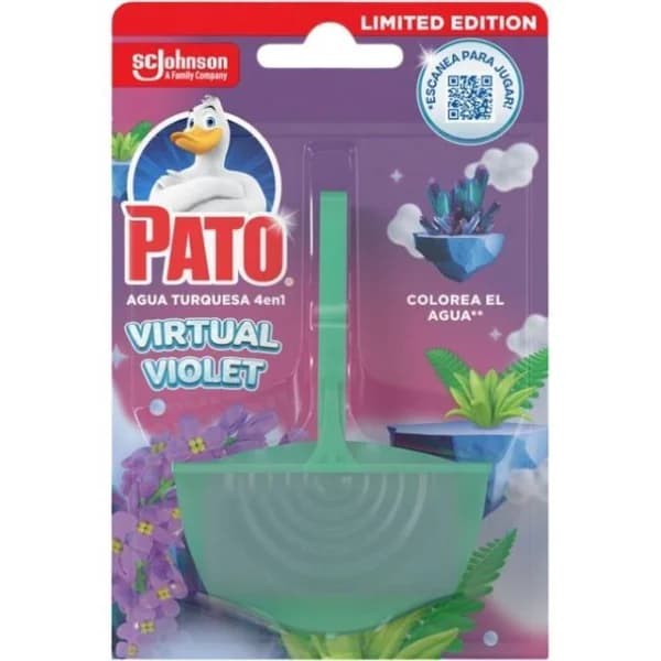 Colgador para wc coloring virtual violet PATO, 1 ud - 1 ud - Imagen del producto en Findit