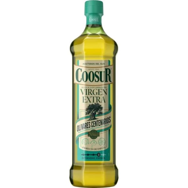 Aceite oliva virgen extra O. Centenatios COOSUR, botella 1 litro - 1 l - Imagen del producto en Findit