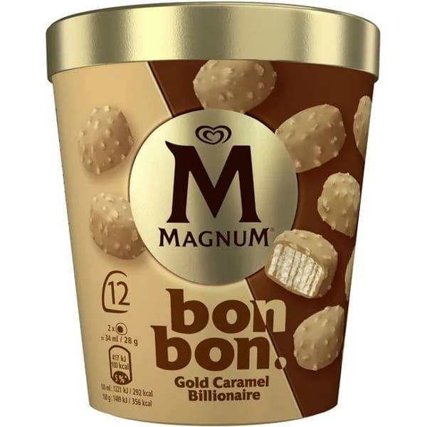 Bon Bon gold billnair MAGNUM, pack 12x17 ml - 0.2 l - Imagen del producto en Findit